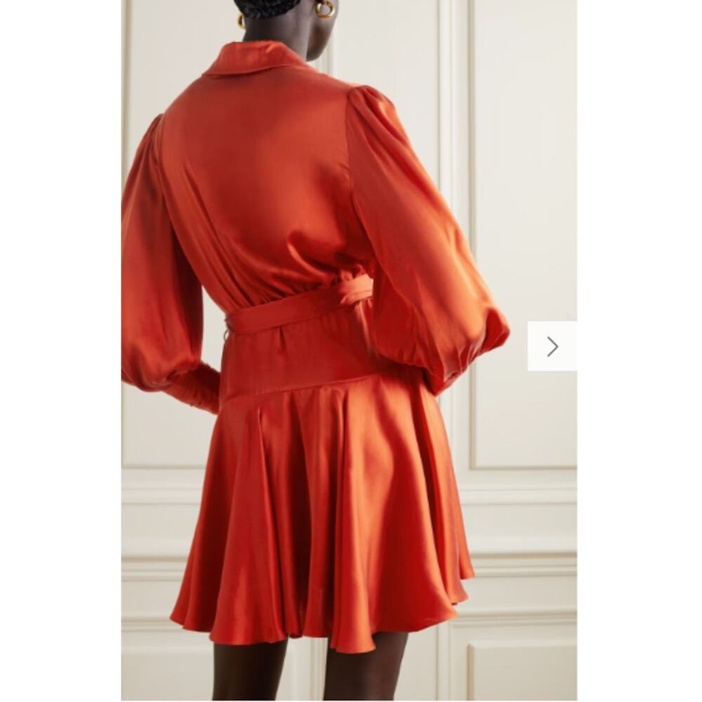 ZIMMERMANN Silk Wrap Mini Dress Size 8 New with Tags‎ - Picture 5 of 12